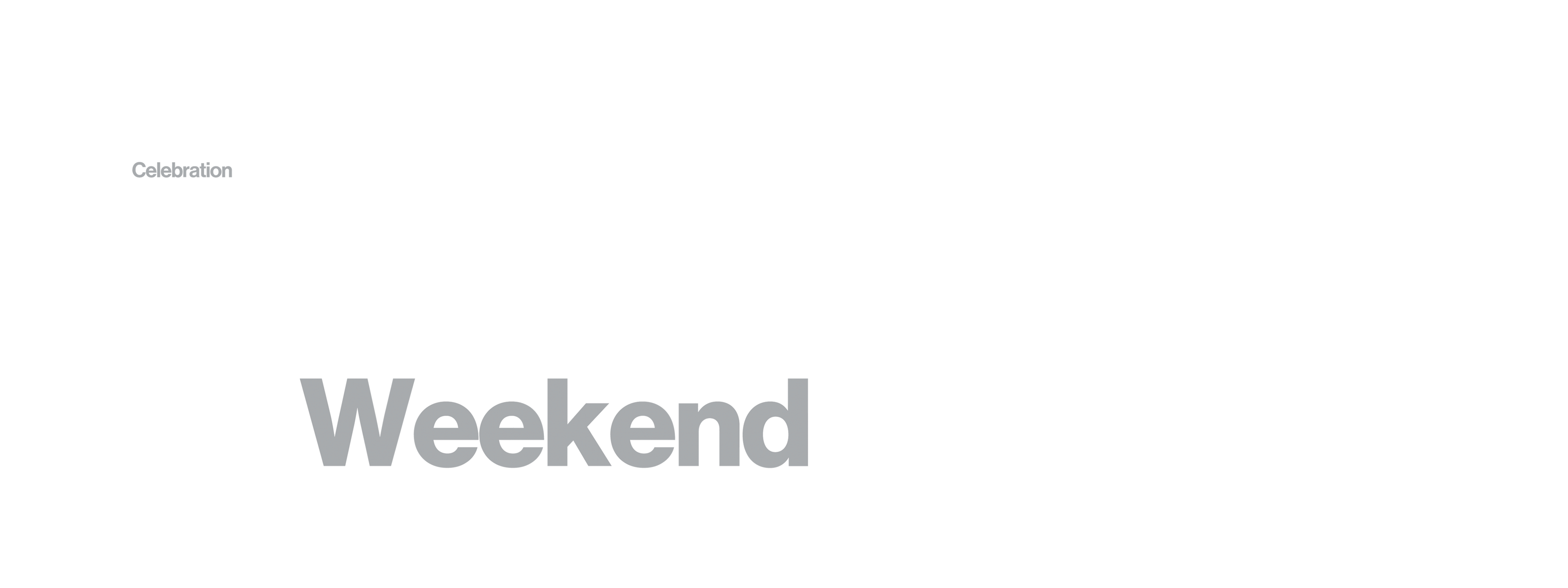 MOD Weekend Logo