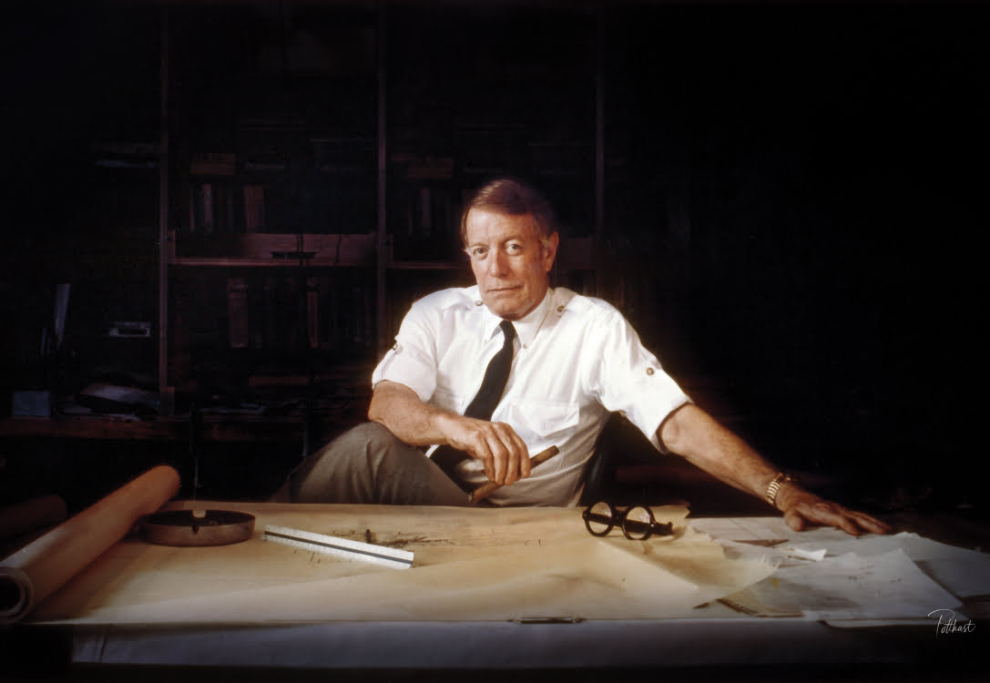 Gene Leedy at desk